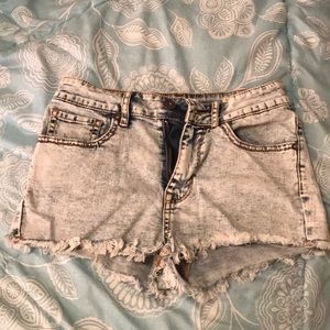 High waisted shorts